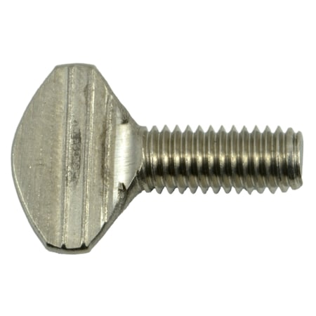 Midwest Fastener Thumb Screw, M5-0.80 Thread Size, Stainless Steel, 12 mm Lg, 12 PK 34442